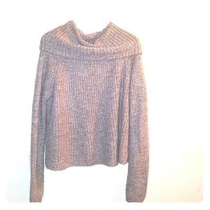 Tan cowl neck sweater